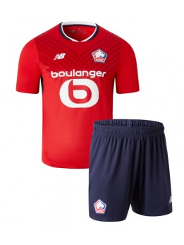 Lille OSC Replika Hemmakläder Barn 2024-25 Kortärmad (+ byxor)